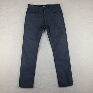 RevTown Pants Mens 31x30 Blue Sharp Skinny Dress Chino Casual Decade Denim
